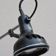 Lampe atelier Singer articulée de machine a coudre industrielle vers 1930
