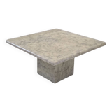 Italian Carrara Marble Coffee Table, 1980s