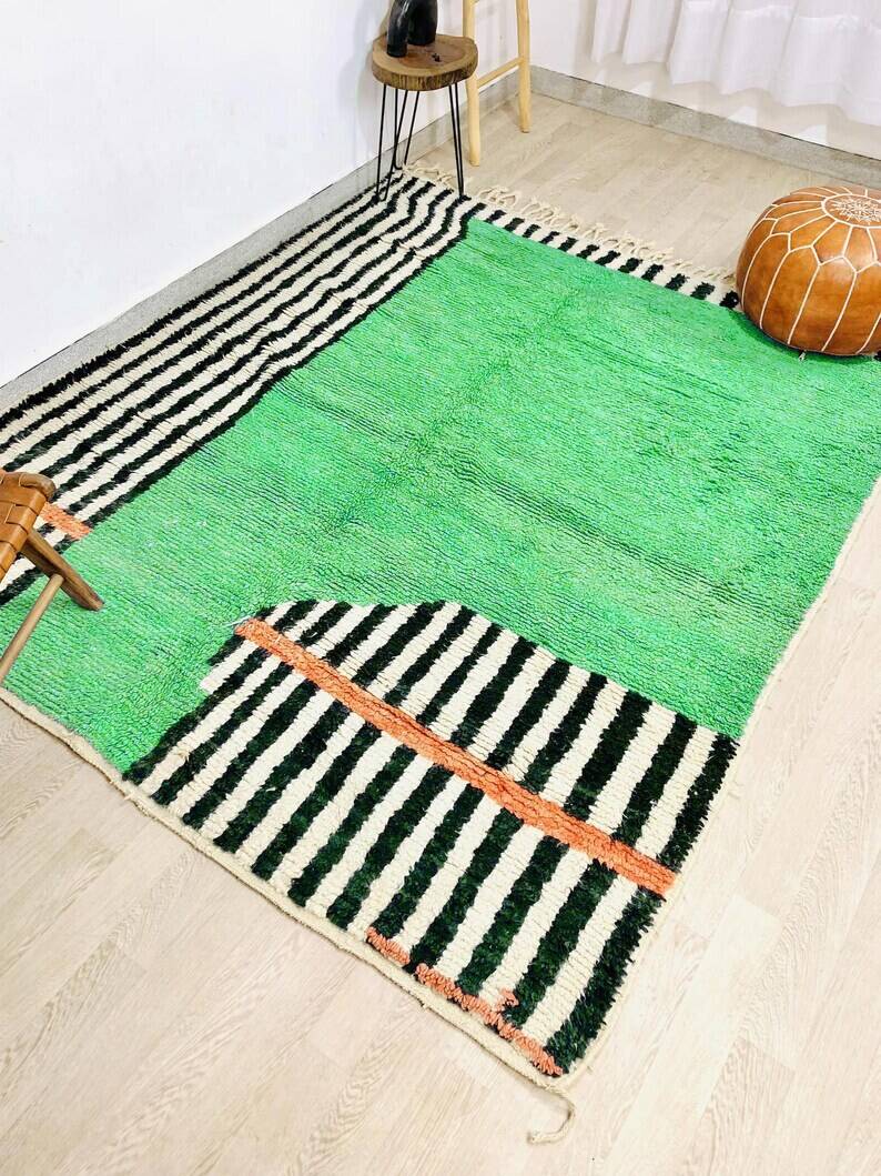 Green Moroccan rug 150/250cm