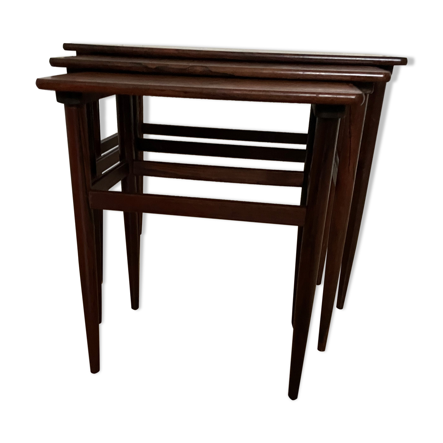 Tables gigognes en palissandre vintage Danemark 1960-1970