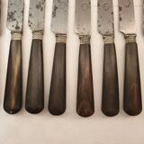 12 couteaux anciens manche en corne