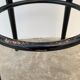 Pair of high canne stools or black curved wooden bar chairs, 1970