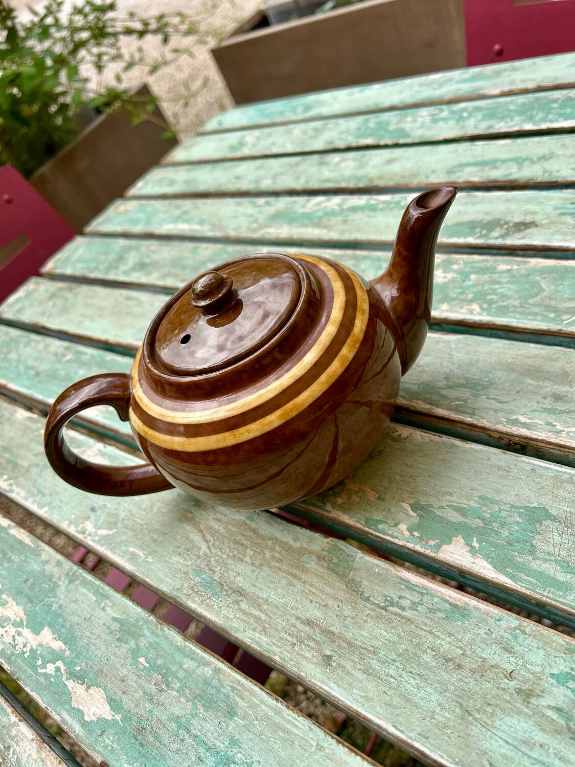 Vintage ceramic teapot