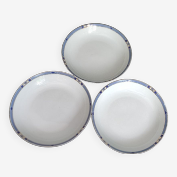 Set of 3 hostess line plates