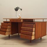 Teak desk, Danish design, 1970s, manufactured in Denmark