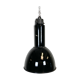 Industrial bauhaus black enamel pendant lamp, 1930s