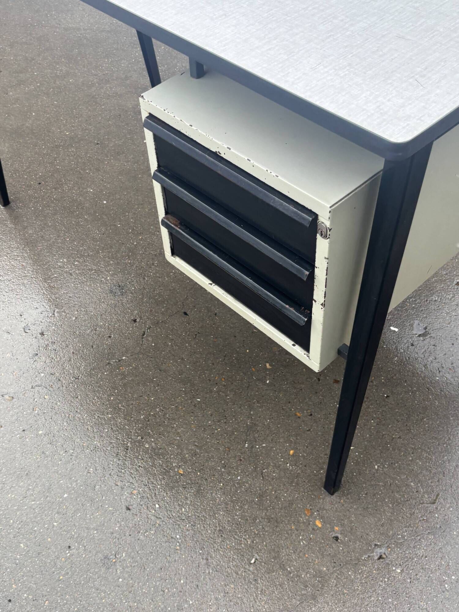 Vintage Marko Desk – 1960s Design School Desk Industrial