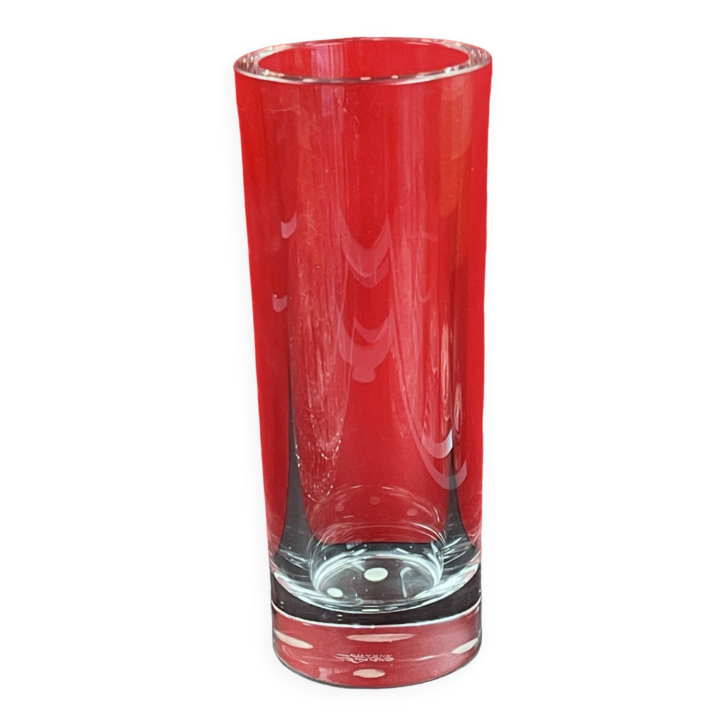 Cristal de sevres design estampillé sevres france grand vase rouleau 23