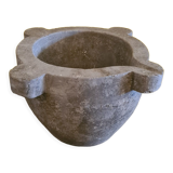 Antique Blue Stone Mortar, from the 19th century.