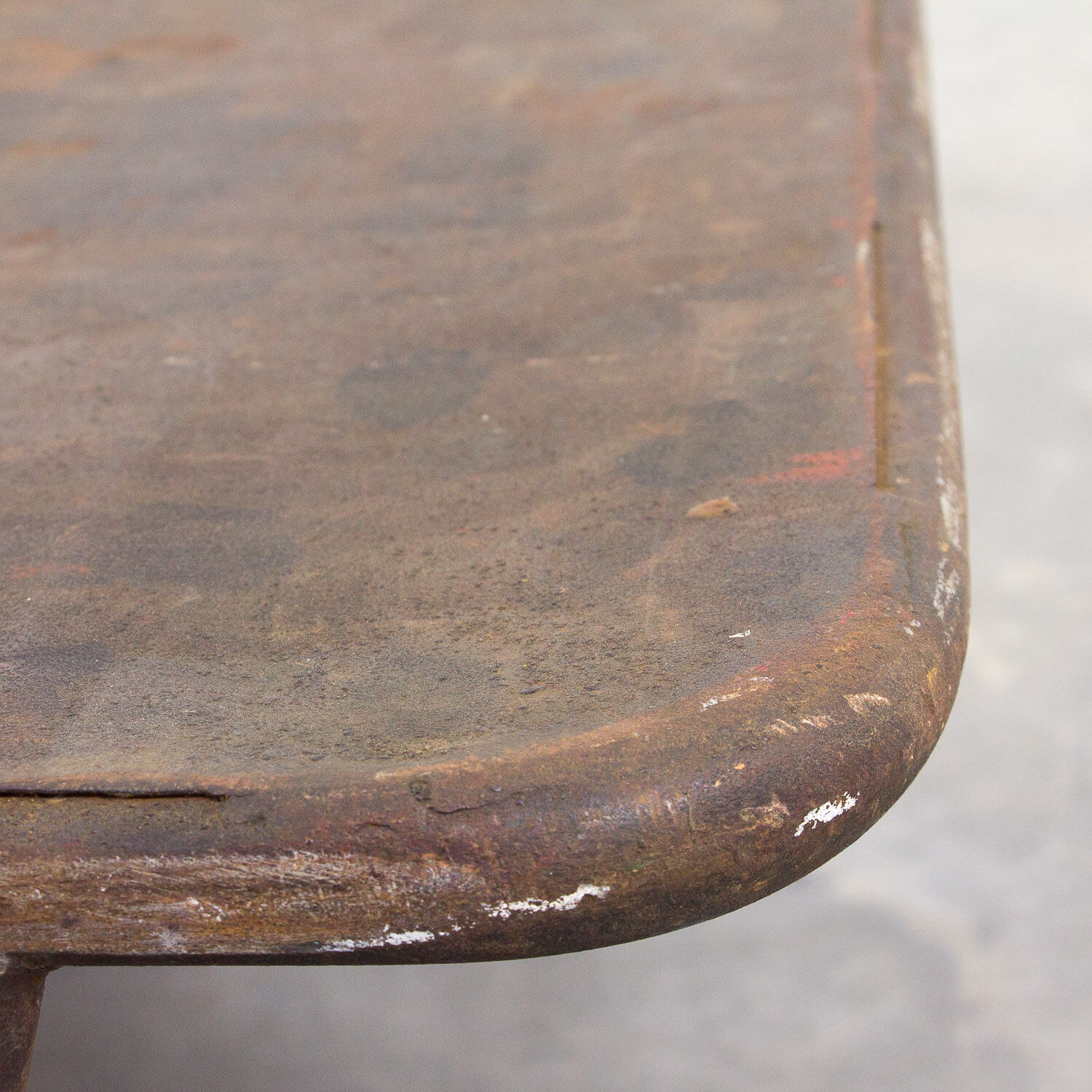 Industrial metal coffee table