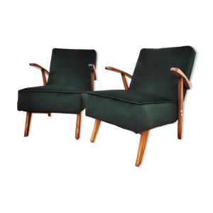 Paire de fauteuils vintage