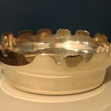 Flat hollow silver metal