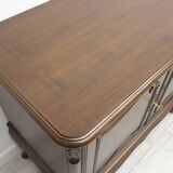 Old and elegant Ludwik chest of drawers. After professional renovation.