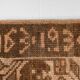 Brown & beige classic vintage rug
