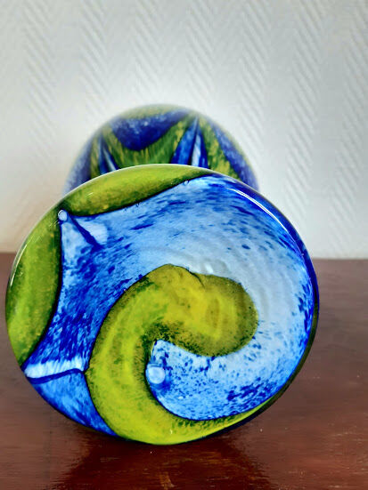 Murano glass vase by Carlo Moretti 1970
