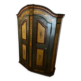 19th century Fribourg painted wardrobe