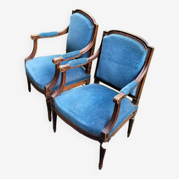 Pair of armchairs