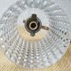Wall light 60's glass and brass