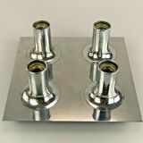 Applique murale cosaque chrome 60s 70s