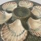 Assiette a huitres barbotine