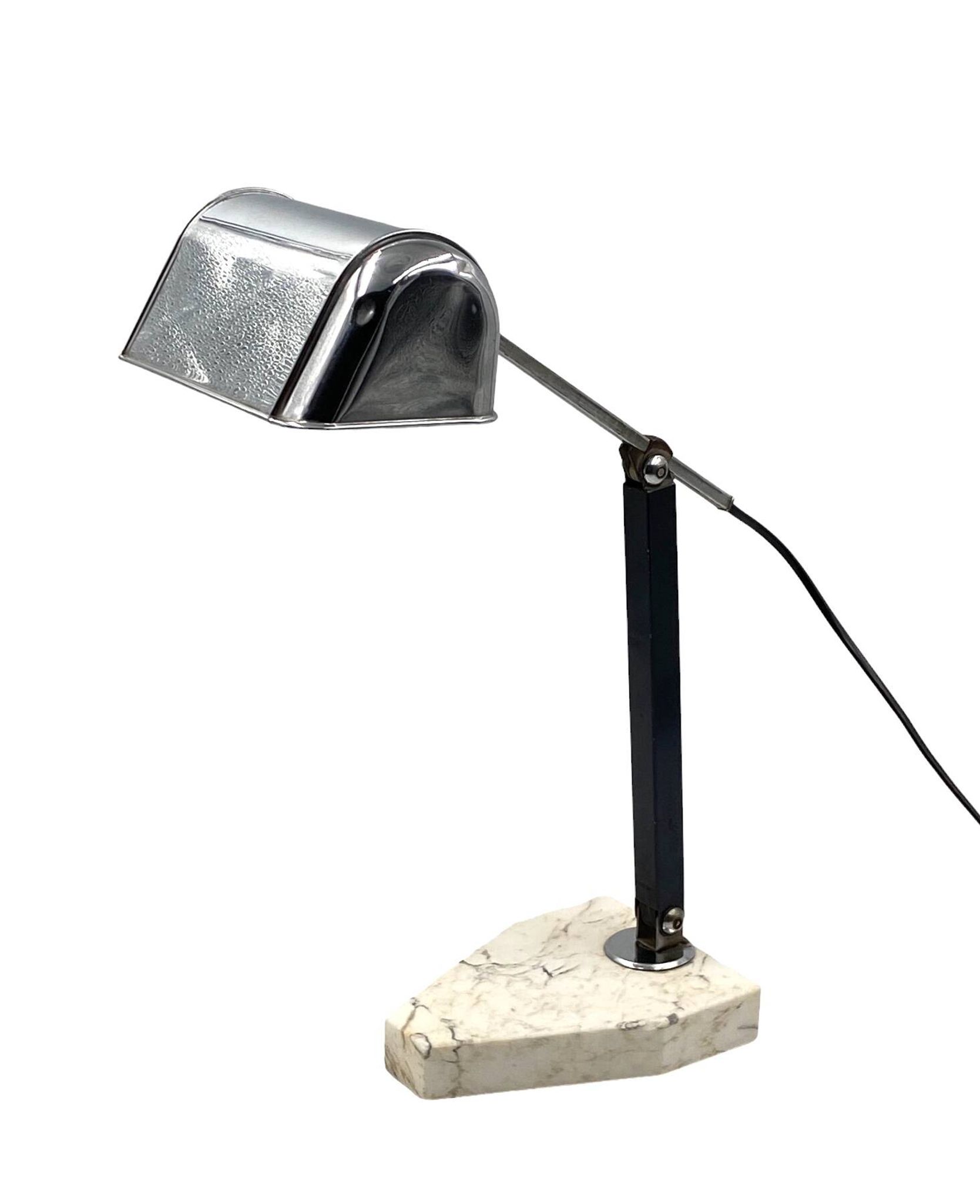 Lampe de bureau Art Déco, Fare France, vers 1930