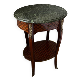 Pedestal bedside table