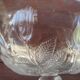 opalescent glass/crystal bowl on a stand