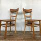 Paire de chaises bistrot troquet Fischel 1950