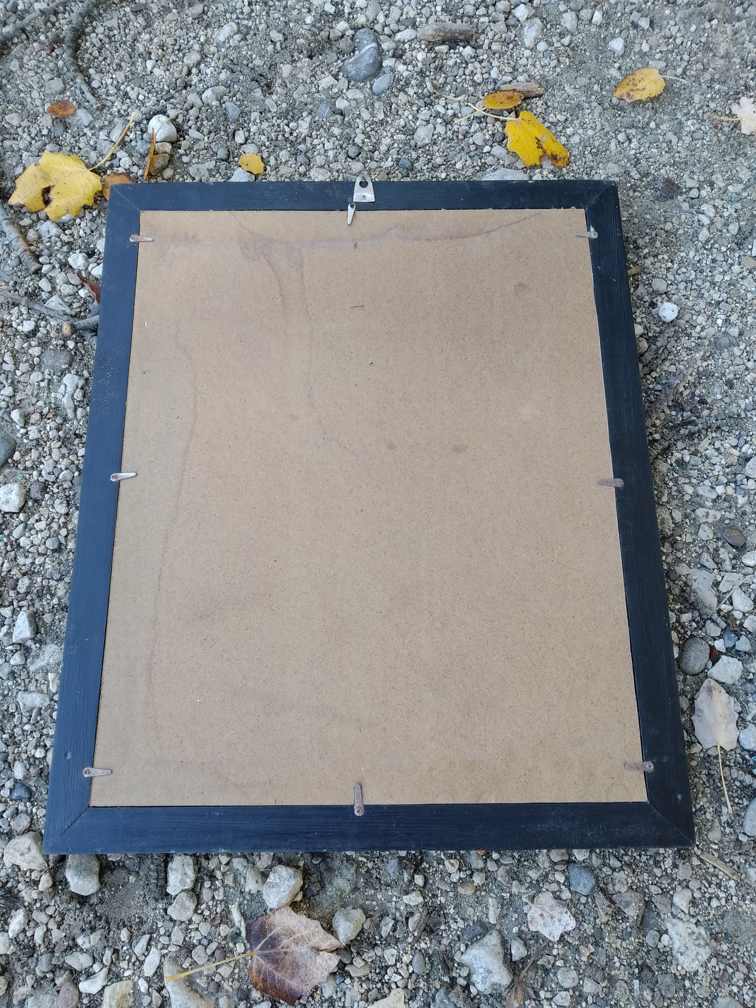 Bamboo mirror, vintage