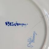 Antique plate in faience – Émile Gallé at Saint-Clément