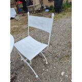 Wrought iron garden furniture