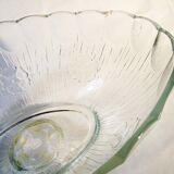 Vintage oval glass fruit cup