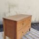 Petite commode anglaise chêne 3 tiroirs