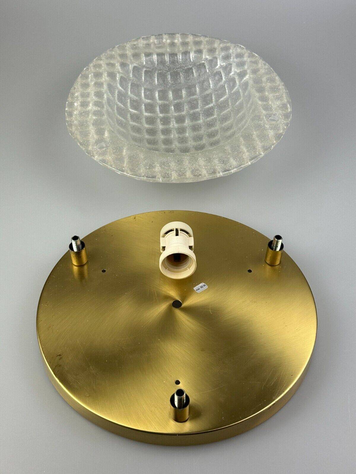 60s 70s Plafoniere ceiling lamp by Fischer Leuchten Germany Space Age