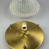 60s 70s Plafoniere ceiling lamp by Fischer Leuchten Germany Space Age
