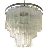 Belt “tronchi” murano glass chandelier