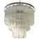 Belt “tronchi” murano glass chandelier