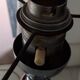 Lampe en métal chromé