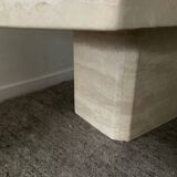 70s Travertine Coffee Table