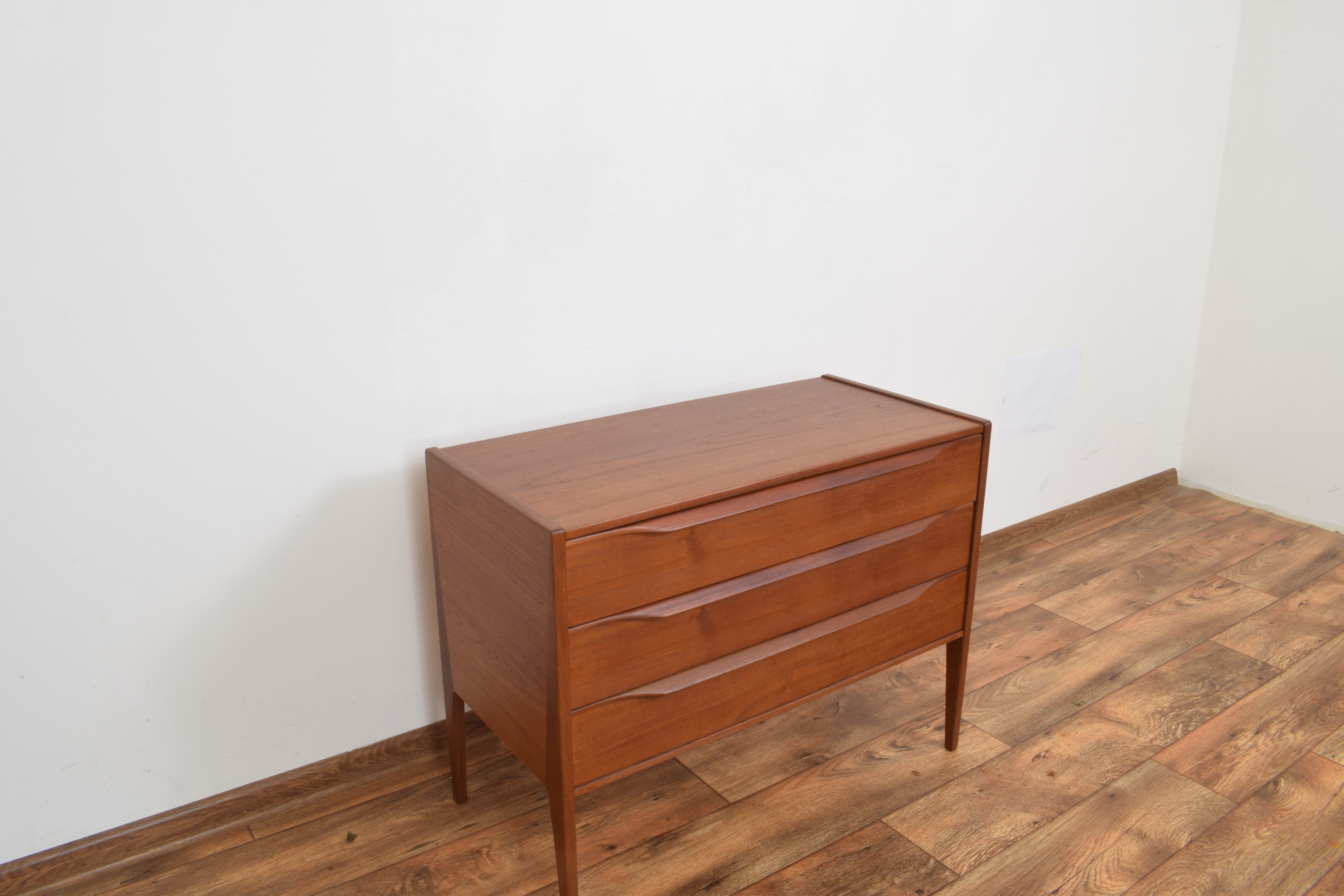 Teak chest of drawers by Aksel Kjersgaard for Odder Furniture, 1960