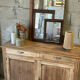 Antique buffet in solid pitch pine