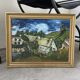 Oil painting Chaumes de Cordeville