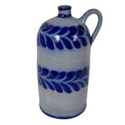 Bouteille en grès bleu d'Alsace Poterie Schmitter Betschdorf