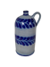 Blue stoneware bottle from Alsace, Schmitter pottery, Betschdorf.