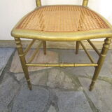 Antique chair, gilded-canned