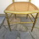 Antique chair, gilded-canned