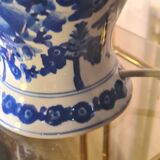 Large blue porcelain lamp 66x41 lampshade asia, japan, china elec new