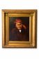 Old portrait of a woman, oil on canvas, signed Van Aelst, in a gilded frame.