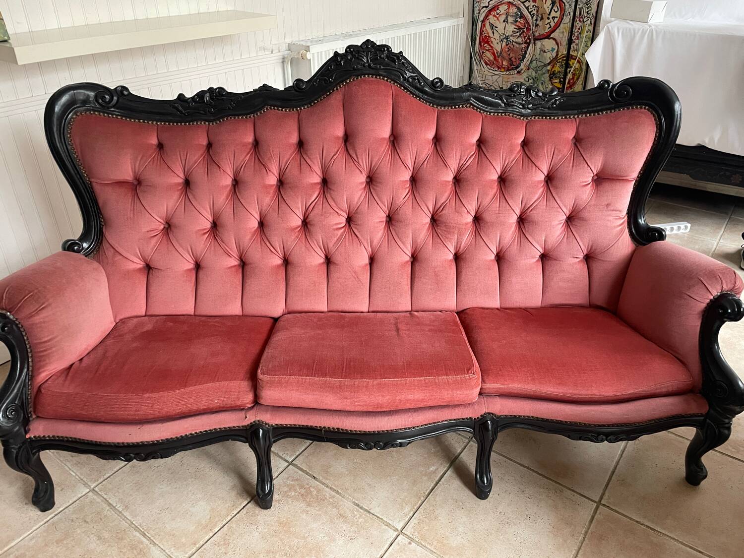 Napoleon III style bench