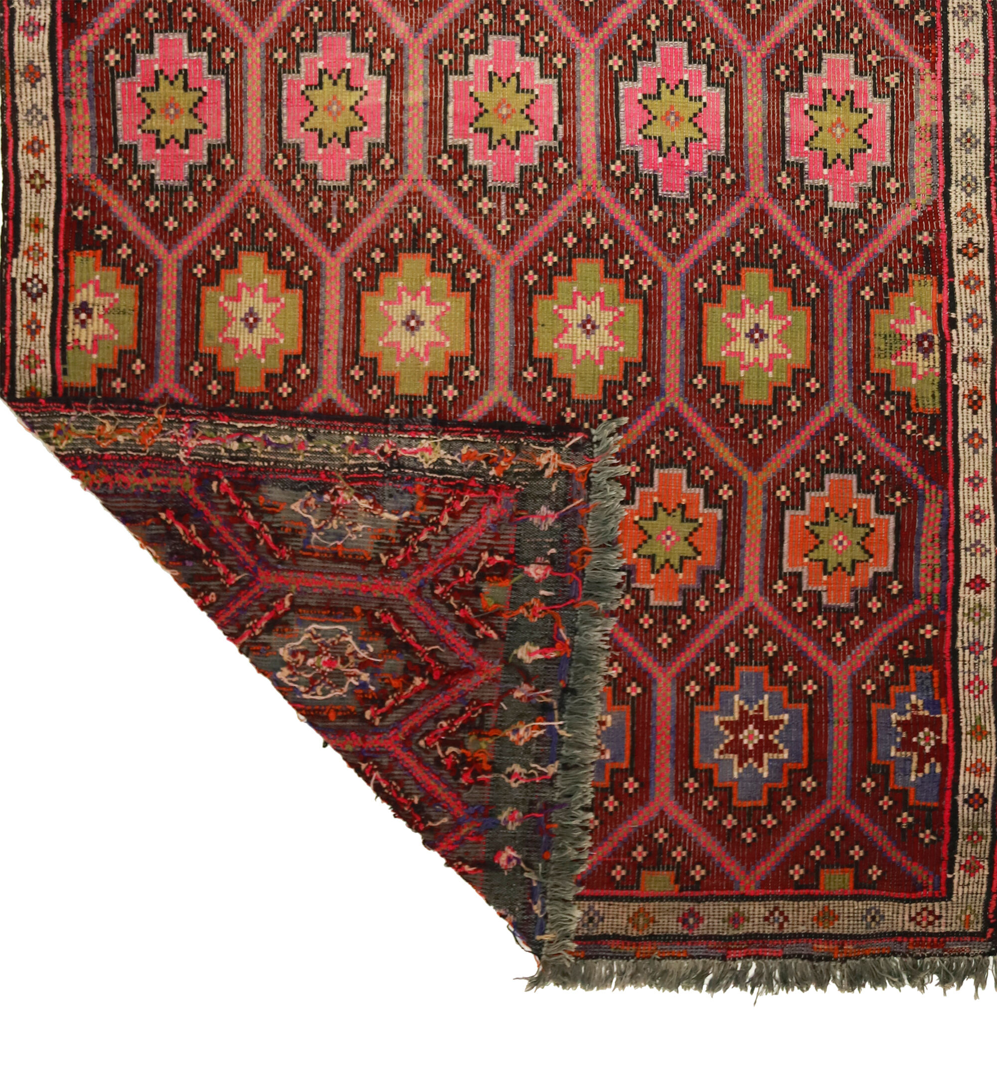 Anatolian handmade kilim rug 300 cm x 167 cm